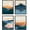 Mid-century Mountain Landscape, variant on HAUS AND HUES Framed Landscape Wall Art - Set of 4 Nature Poster, Oil Painting Framed Art, Scenic Wall Poster, Country Side Wall Art, Farmhouse Wall Prints, Mountain Wall Art (16x20, Framed Beige)