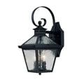 thumbnail image 1 of Acclaim 7662BK Bay Street Collection 2-Light Wall Mount Outdoor Light Fixture, Matte Black, 1 of 2