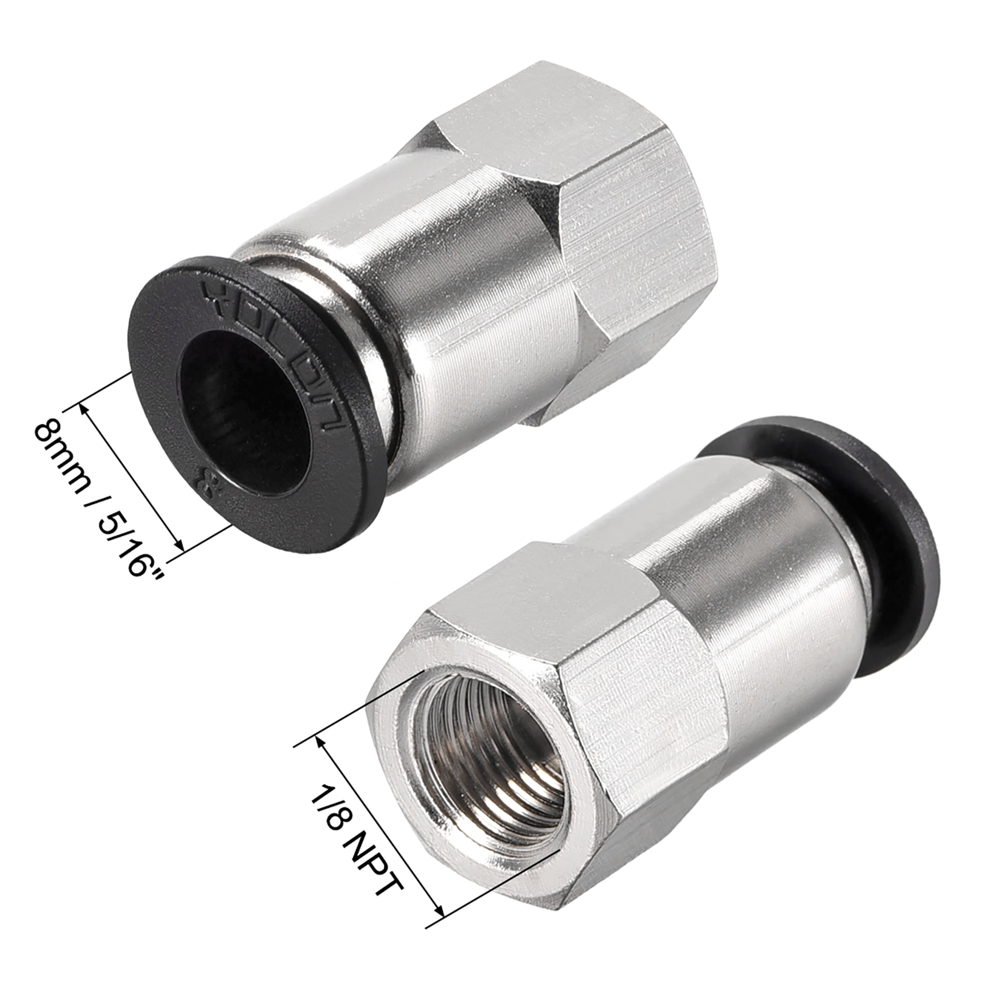 3114 08 10 Legris 8mm Metal Female Adapter 3114 08 10 Legris 8mm Metal Female Adapter