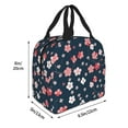 thumbnail image 2 of Disketp Cherry Blossoms Lunch Bag for Women Men, Leakproof Thermal Cooler Sack Food Handbags Case High Capacity forTravel Work School Picnic, 2 of 5