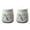 White F, variant on QenASHaing Ceramic Egg Poacher Cup Set 2-Pack 3.35 Inch, Heat-Resistant Oven Safe for Soft-Boiled Eggs & Desserts, for Kitchen Breakfast Tabletop Single Serving