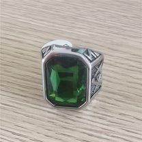 Vintage Masonic Gem Mens Titanium Steel Ring With Mixed Color Stones Sizes 8 9 10 11 12 13 Ideal Gift For Mens