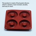thumbnail image 3 of Dsseng 4 Grid Mold Chocolate Desert Handmade Baking Tools Cake Fondant Decoration Making Donut Mould Pancake Muffins Kitchen Coffee Color, 3 of 9