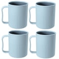 thumbnail image 1 of Ensemble de 4 Tasses à Café, Ensemble de Tasses à Café en Plastique, Tasse à Café Incassable en Plastique avec Poignée, Tasse en Plastique Réutilisable Compatible Lave-Vaisselle, 1 of 5