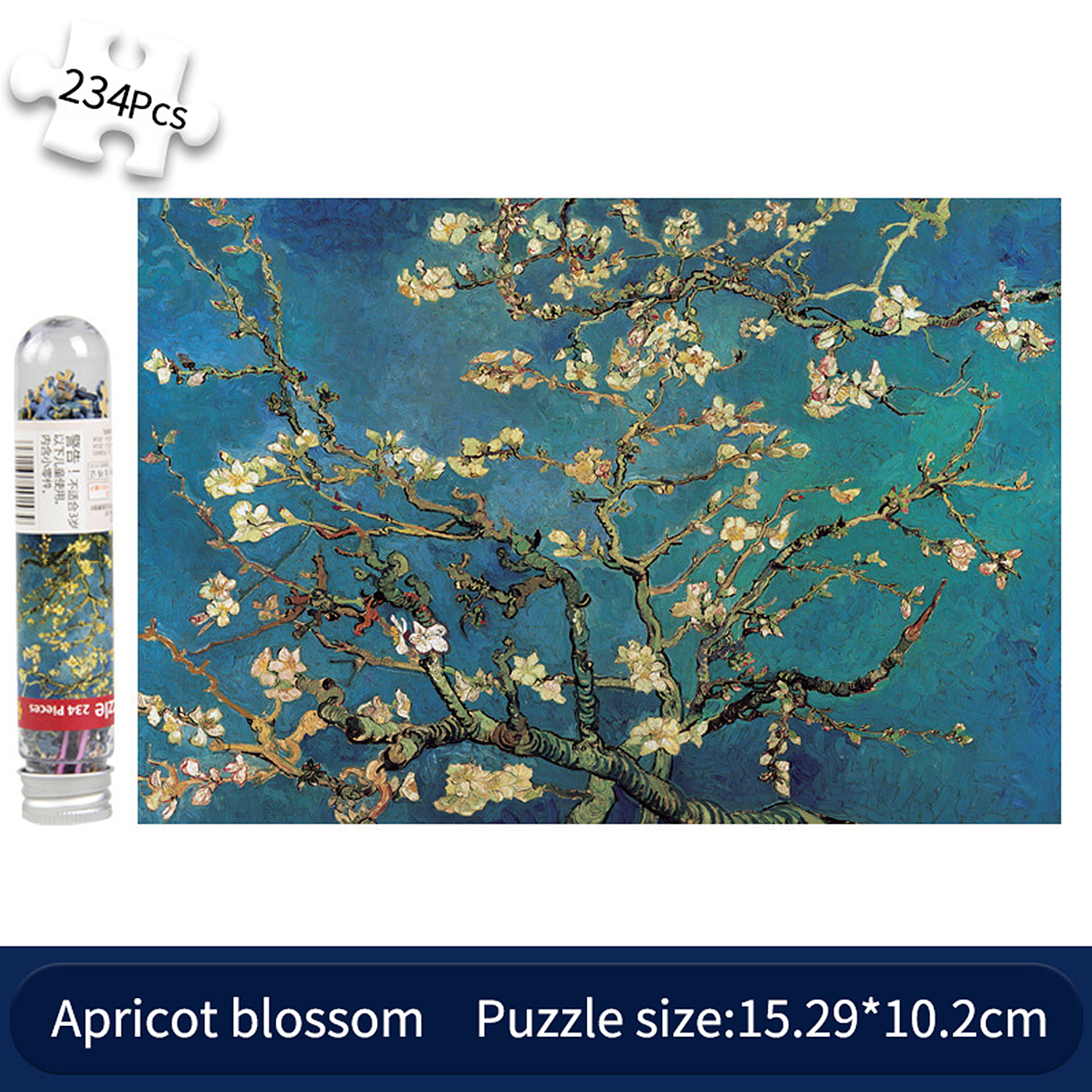 Mini 1000 Pieces Jigsaw Puzzles Apricot Blossom Kids Adult Educational Toy Gifts 