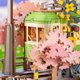 thumbnail image 3 of Robotime Rolife Sakura Journey-coche de madera para montar, rompecabezas de madera 3D ecológico para niños, juguetes divertidos, Kits de bloques de construcción, 3 of 5