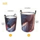thumbnail image 3 of Fotbe Flower White Horse Cesto de Ropa con Asas, Cesto Impermeable de Gran Capacidad, Bolsa de Lavado para Dormitorio, Cesto de Ropa con Ruedas y Asas-Small, 3 of 6