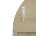 thumbnail image 4 of 70" Arched Display Cabinet, Modern Buffet Cabinet with Storage and Doors, Freestanding Bookcase with Adjustable Shelves, Tall Kitchen Pantry for Living Room, Bedroom, 4 of 9