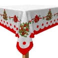thumbnail image 3 of Tchckioa Merry Christmas Square Tablecloth,52x52 Inch Waterproof Table Cover for Kitchen, 3 of 7