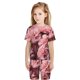 thumbnail image 4 of Balery Delicate Pink Carnations Conjunto de Pijama Infantil de Manga Corta con Estampado – Ropa de Dormir de Algodón Suave-3X-Large, 4 of 4