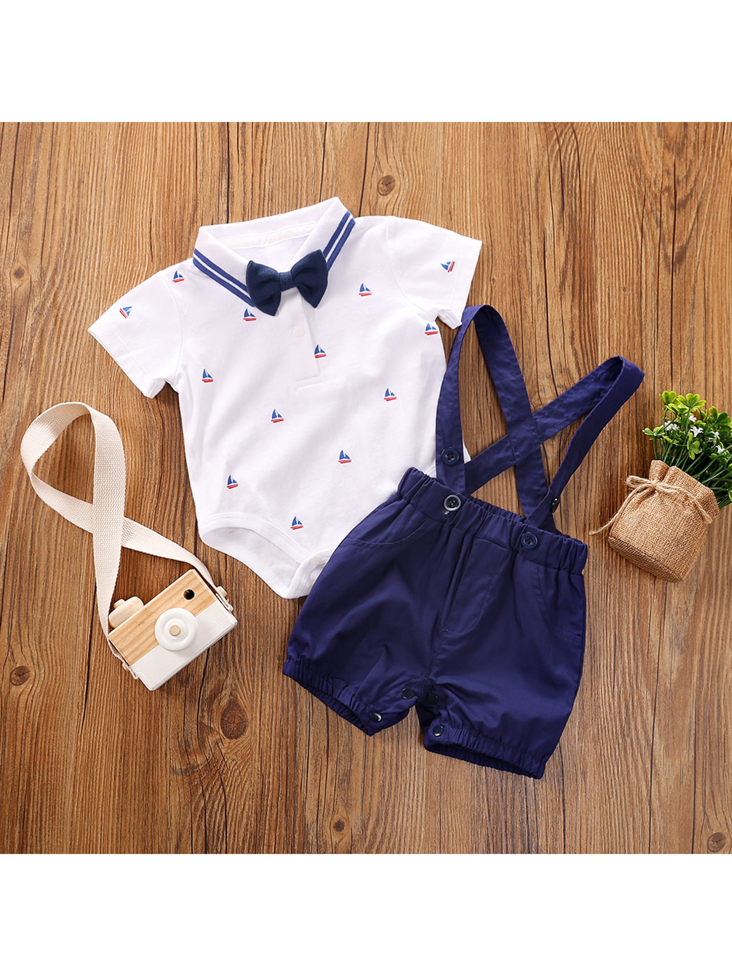 baby suspender shorts