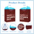thumbnail image 7 of WaaHome Fathers Day Gift Bag - 11.5" Father's Day Paper Gift Bag with Tissue Paper Happy Fathers Day Gift Bag with Handle Medium Gift Bag for Dad Husband Grandpa, 7 of 7