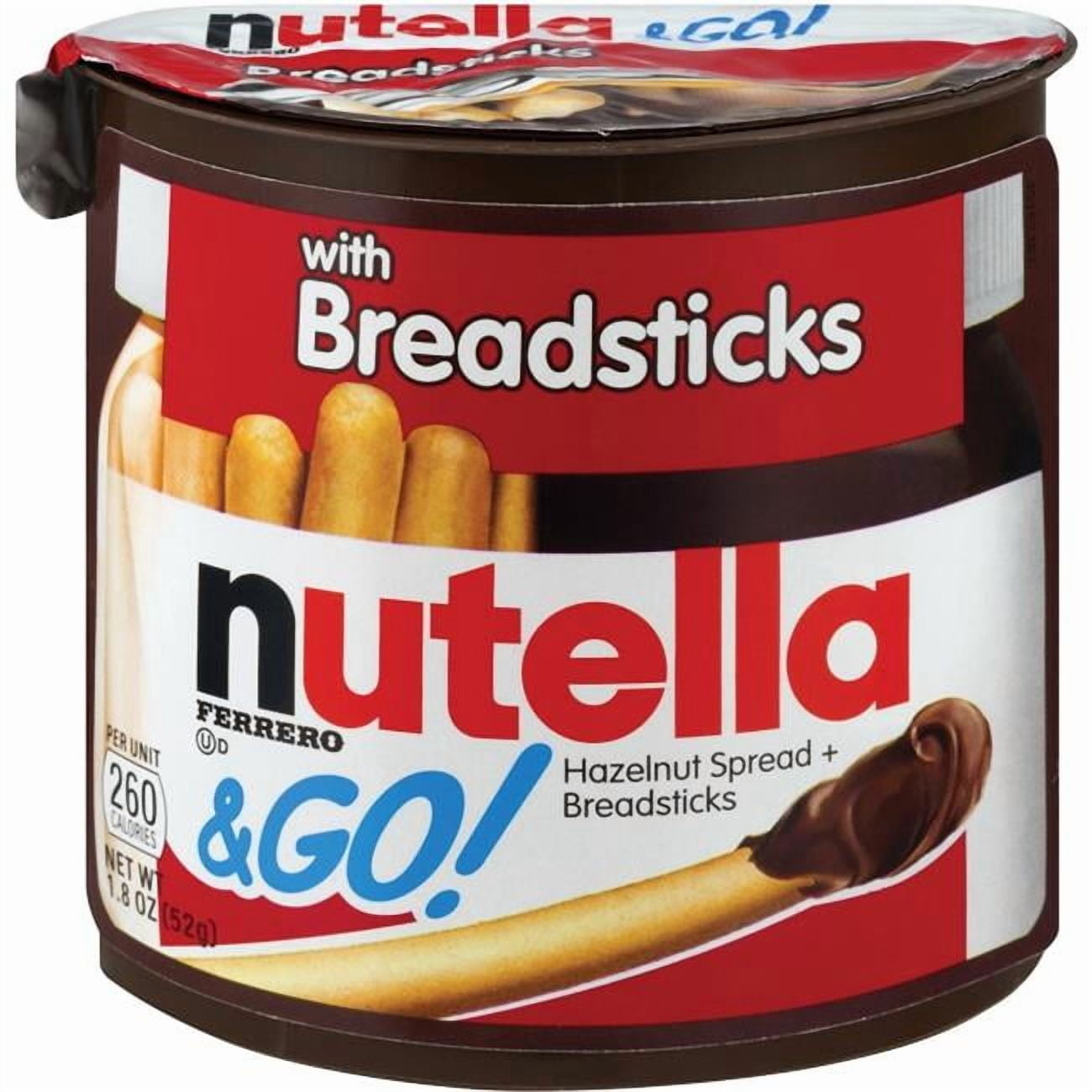 Ferrero U.S.A FER80314 1.23 oz Nutella & GO Hazelnut Spread & Breadsticks