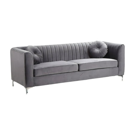 Best Master Furniture Trisha Tufted Velour Sofa