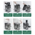 thumbnail image 6 of SiFENE Centrifugal Juicer Machine 800W, Dual Speed Juicer with Easy Clean Design, Wide Chute for Whole Fruit, Grey, 6 of 7
