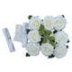 thumbnail image 3 of Decoración de flores de coche de boda, decoración de coche de novia, cintas de corona flor nupcial decoración de coche de boda para vacaciones , Blanco Macarena decoraciones de la boda del coche, 3 of 8