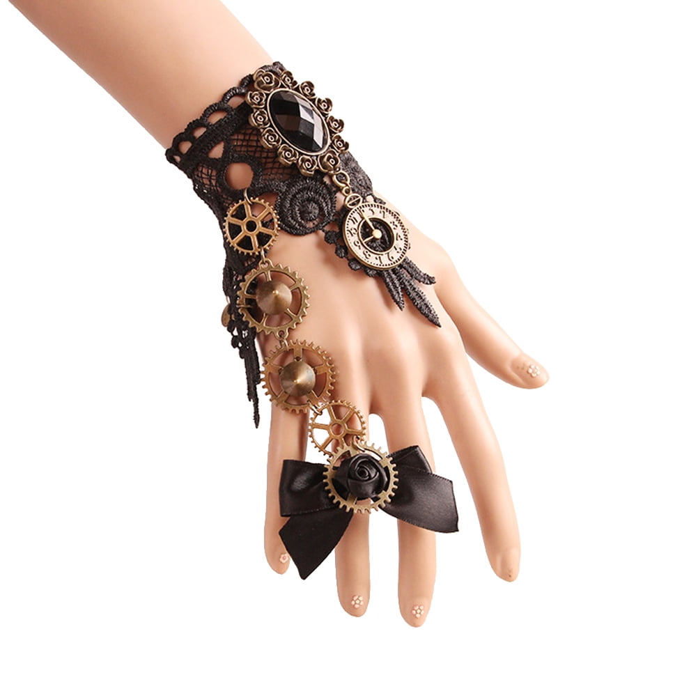 Rhinestone Bracelet/Ring Set | Deares Lace