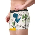 thumbnail image 4 of Junzan Childish Dinosaur Mens Underwear Boxer Briefs For Men’s - Xx-Large, 4 of 9