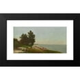 thumbnail image 2 of John Frederick Kensett 14x9 Black Modern Framed Museum Art Print Titled - Study on Long Island Sound at Darien, Connecticut (1872), 2 of 5