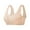 Beige, variant on Ohufall Wireless Bras for Women No Underwire Full Coverage Push Up Wirefree Bras Seamless Bralette Soft Comfort Everyday Bra, 38B/C-46B/C