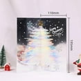 thumbnail image 2 of 3D Christmas Handmade Cards, 3D Tree Pop up Cards, Merry Christmas Card, Holiday Xmas Greeting Blessing Card, Glitter Tree Envelopes, Festive Postcards Greeting Decoration, 2 of 7