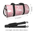 thumbnail image 2 of Sikiie Pink Flamingo Duffel Bag, Travel Bag, Sports Gym Bag - Ideal for Sports, Gym, Overnight Stays, 2 of 6