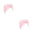 thumbnail image 1 of Sonducket Paquete de 1 turbante africano ingenioso preatado atractivo transpirable Headwear Headwraps Head Cover Hair Wraps para mujeres Type2 NO2, 1 of 6