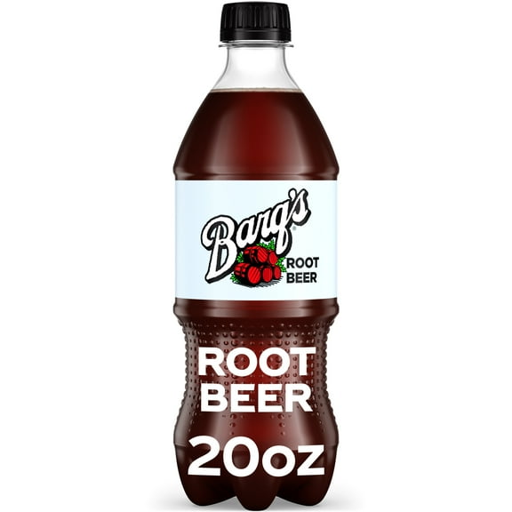 Barq's Root Beer Soda Pop, 20 fl oz Bottle