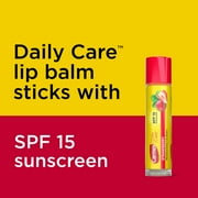 Carmex Daily Care Moisturizing Lip Balm Sticks، SPF 15، Multi-Flavor Lip Balm، 3 Count (1 Pack of 3)