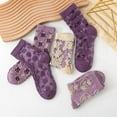 thumbnail image 2 of CoCozhu Vintage Embroidered Floral Socks for Women Combed Cotton Crew Socks, 2 of 6