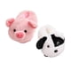 thumbnail image 1 of Pantuflas Salvador de animales de peluche Rosa Blanco 2 pares, 1 of 10
