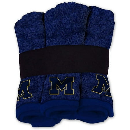 NCAA Michigan Wolverines Wash Cloth Set, 6-Pack