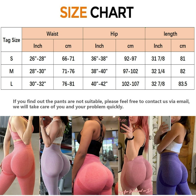 COMFREE Scrunch Butt Lifting Workout Leggings for Women Seamless High  Waisted Yoga Pants Tummy Control Gym Booty Compression Tight 