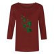 thumbnail image 2 of TaTaai Ladies St. Patrick's Day Theme Print 3/4 Sleeve Casual Tops Round Neck Loose Comfy Fashion Blouses Stretchy Breathable Daily Holiday Outfits Gift, 2 of 4