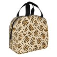 thumbnail image 3 of Tiger Stripe Animal Print Lunch Bag Thick Aluminum Foil Tote Cooler for Women Office Picnic Gift, 3 of 7