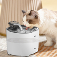 thumbnail image 3 of USB-Powered Pet Water Fountain with Smart Sensor, 4-Stage Advanced Filtration, 2.2L Large Capacity, Ultra-Quiet (≤35dB) Automatic Circulation System, Dual Power Supply, 2 Drinking Modes (Fountain &, 3 of 7