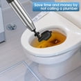 thumbnail image 6 of QOPR Toilet Plunger High Pressure Air Drain Blaster, Toilet Auger Clog Remover for Toilet, Sink & Bathtub（Black）, 6 of 10