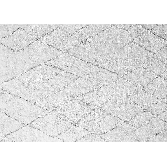 Ahgly Company Indoor Rectangle Oriental Gray Industrial Area Rugs, 4' x 6'