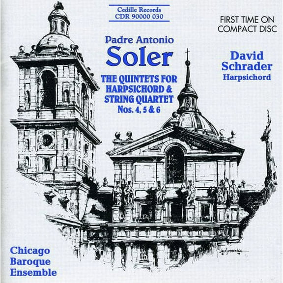 David Schrader - Quintets for Harpsichord & Strings 4 5 & 6 - Music & Performance - CD