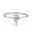 Pear 1CT/5x8mm, variant on 1CT D Color Real Moissanite Solitaire Engagement Ring 925 Silver GRA Certificate