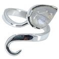 thumbnail image 5 of Navya Craft Rainbow Moonstone Ring, 925 Sterling Silver Snake Design Gemstone Promise Ring Size 12.0, 5 of 5