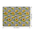 thumbnail image 2 of Area Rugs For Living Room Decor - Sunflowers checkered plaid Soft Anti Slip Throw Washable Rugs 5x7 For Bedroom, Indoor Carpet For Bedroom Living Room 80x58In, 2 of 7