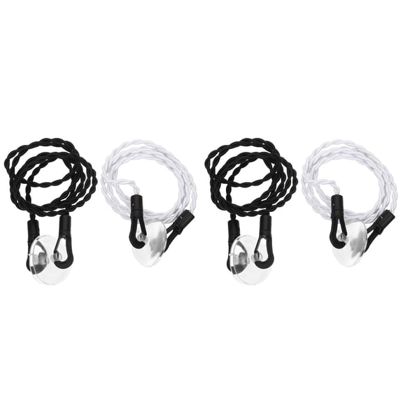 4 pcs  Travel Clothesline Portable Retractable Clothesline with Hooks and Suction Cups