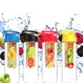 thumbnail image 5 of 700 Ml Portable Fruit Infusing Infuser Water Bottle Sports Lemon Juice Bottle Flip Lid, 5 of 5