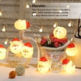 thumbnail image 4 of Toystoory 30LED 4.5M Lámpara de tira de Navidad 3D Santa Claus Festival Adorno de iluminación impermeable Table Party Decor Kits de decoración para fiestas Toystoory HA008374-00B, 4 of 6