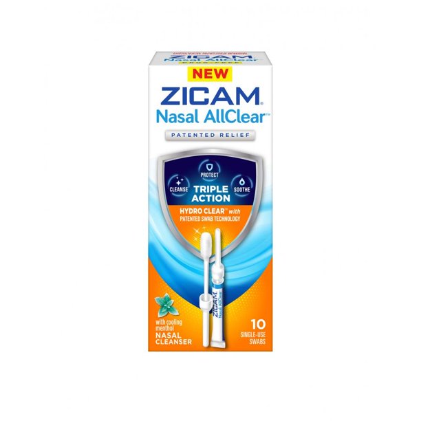 Zicam Nasal Allclear Single Use Swabs Triple Action Nasal Cleanser With Cooling Menthol 10 Ea Walmart Com Walmart Com Zicam Nasal Allclear Single Use Swabs Triple Action Nasal Cleanser With Cooling Menthol 10 Ea Walmart Com Walmart Com