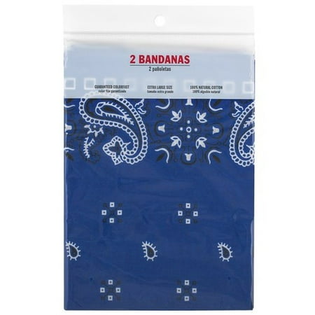 Paris Accessories Men's 2pk Bandana- Royal