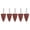 6x20mm, variant on 5Pcs Cone Shape Abrasive Sandpaper Deburring Flap Wheel Head for Grinding Polishing Holes in Various Materials