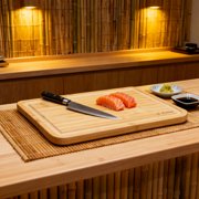 GL-Bamboo Extra Large Bamboo Cutting Board, 15.7 x 10.6 x 0.9 in, Juice Groove