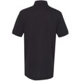 thumbnail image 4 of Classic Fit Ivy Piqué Polo, L, Navy Blazer, 4 of 6